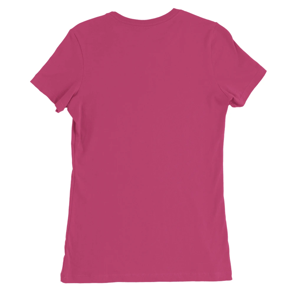 Premium dames T-shirt met ronde hals