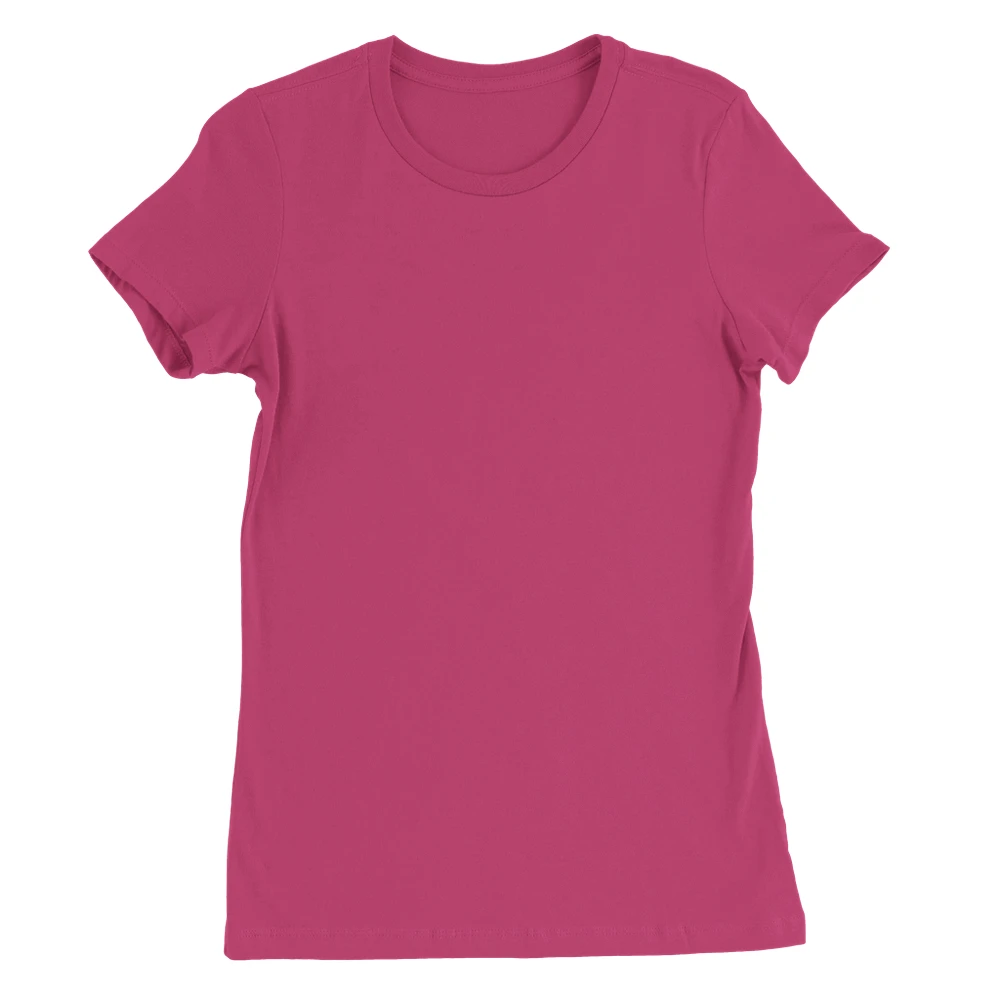 Premium dames T-shirt met ronde hals