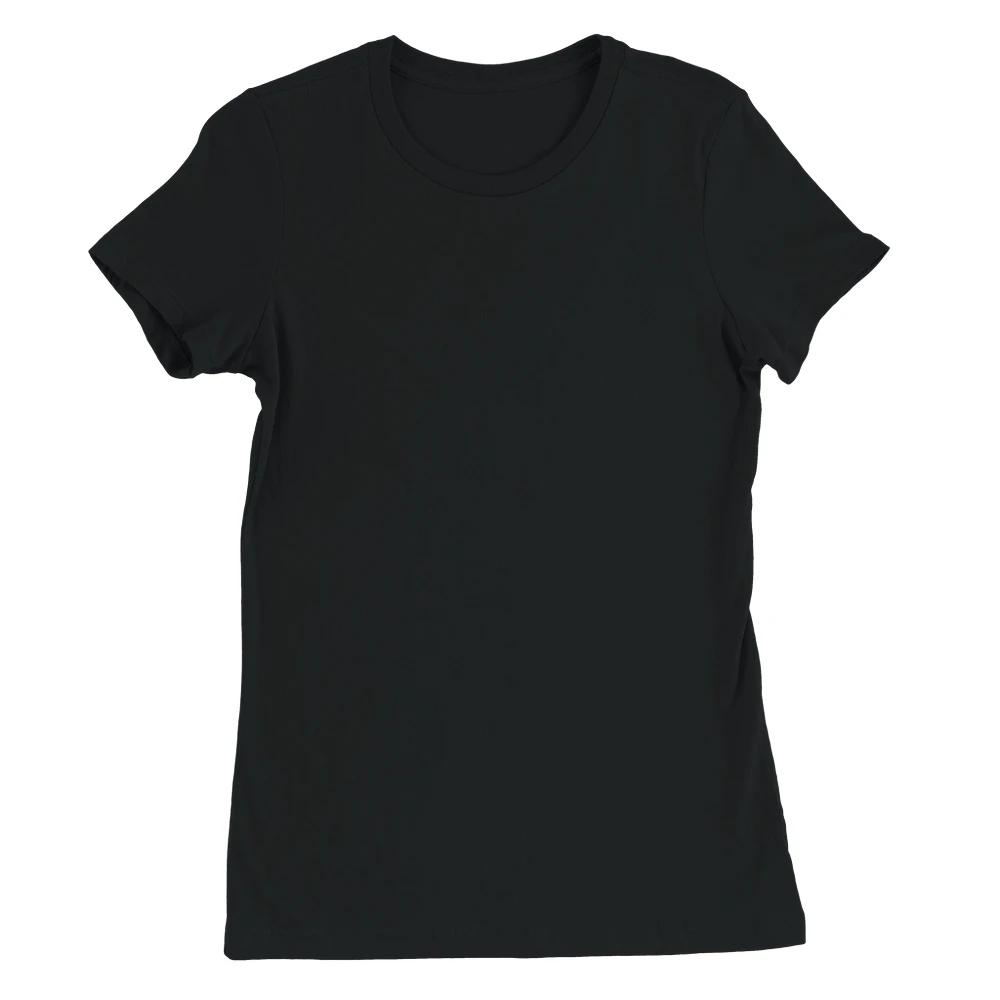 Premium dames T-shirt met ronde hals