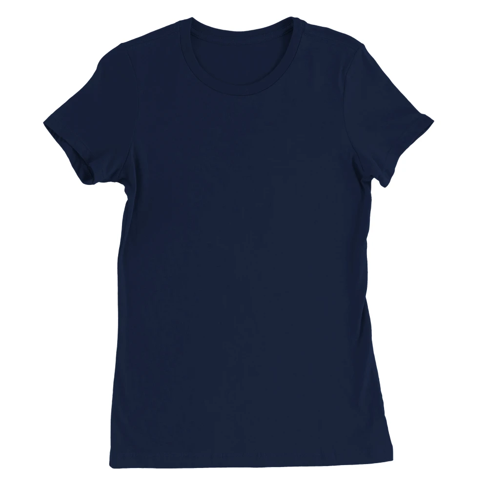 Premium dames T-shirt met ronde hals