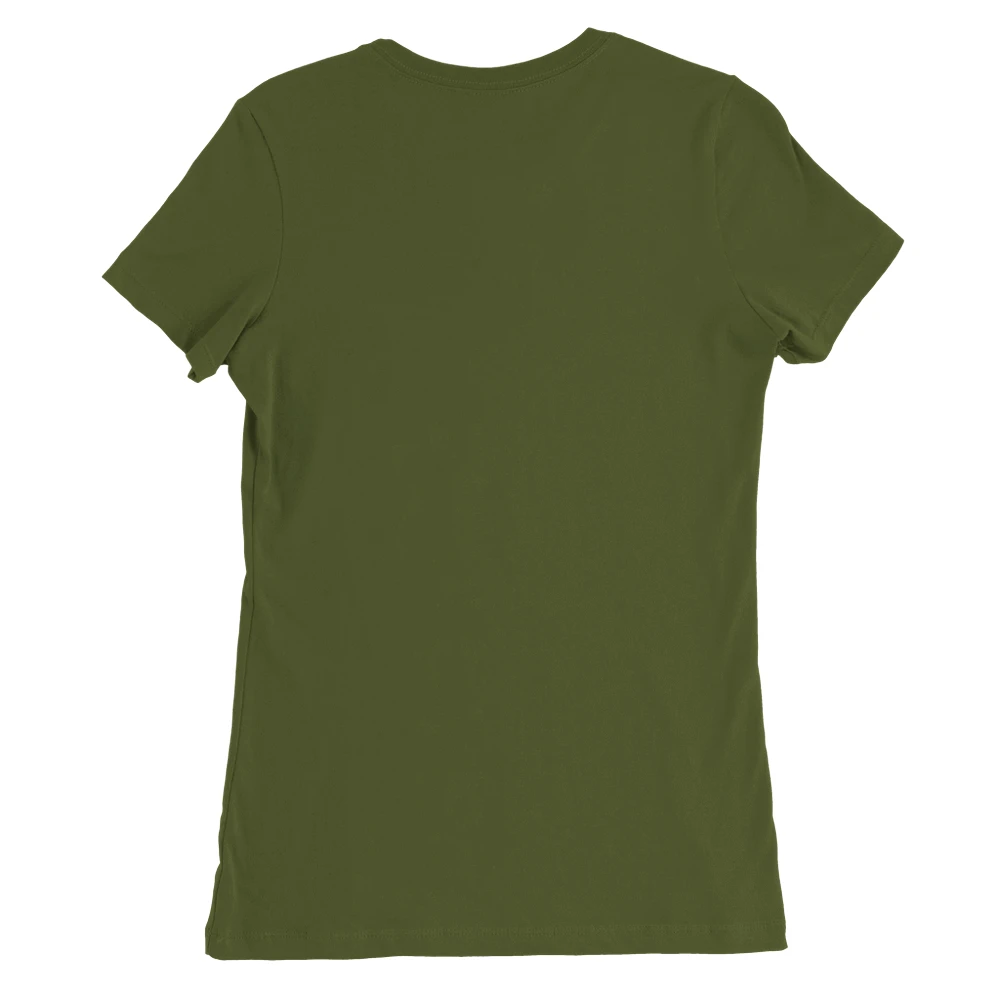 Premium dames T-shirt met ronde hals