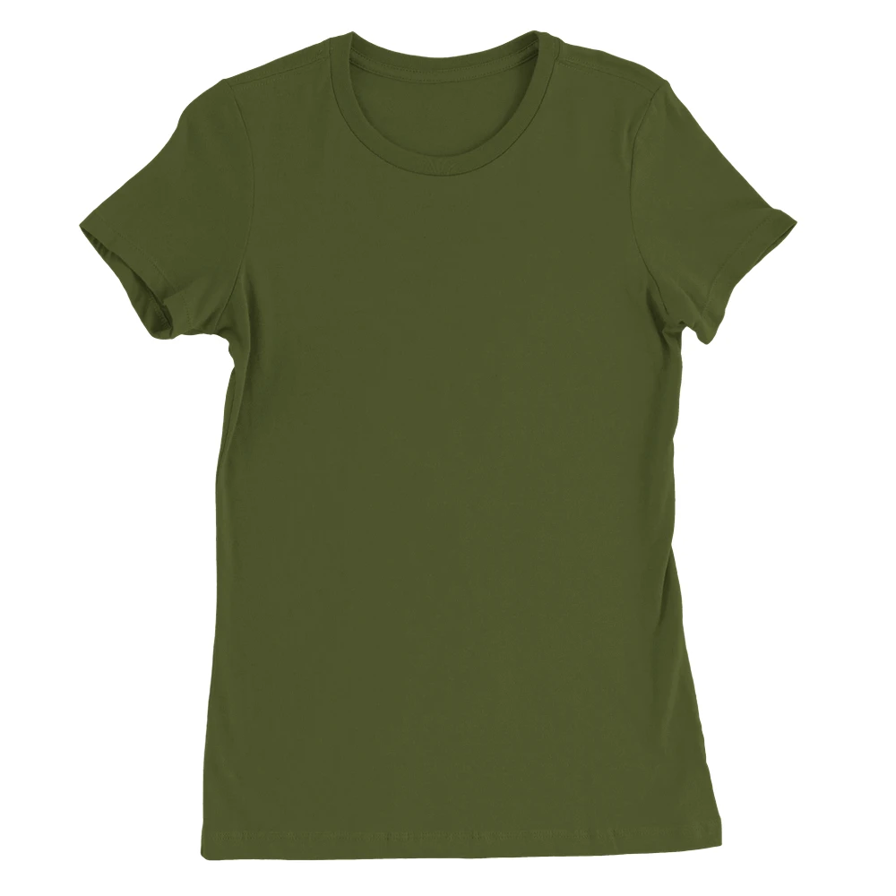 Premium dames T-shirt met ronde hals