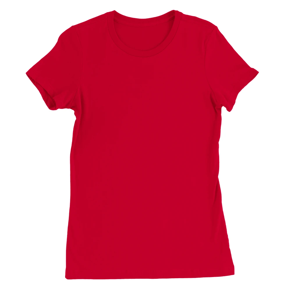 Premium dames T-shirt met ronde hals